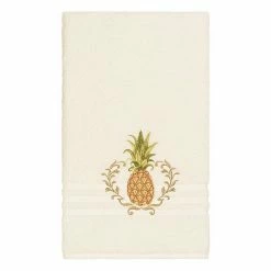 Linum Home Textiles 3-piece Turkish Cotton Welcome Embellished Towel Set White -Linum Home Textiles store unnamed file 4634