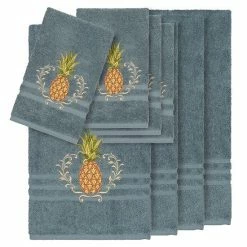 Linum Home Textiles 8-piece Turkish Cotton Welcome Embellished Towel Set Midnight Blue 2 Linum Home Textiles 8-piece Turkish Cotton Welcome Embellished Towel Set Midnight Blue -Linum Home Textiles store unnamed file 4644