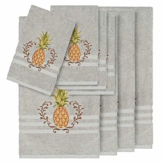 Linum Home Textiles 8-piece Turkish Cotton Welcome Embellished Towel Set Midnight Blue Linum Home Textiles 8-piece Turkish Cotton Welcome Embellished Towel Set Midnight Blue -Linum Home Textiles store unnamed file 4645