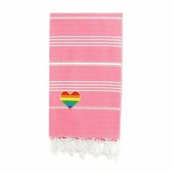 Linum Home Textiles Turkish Cotton Lucky Cheerful Rainbow Heart Pestemal Beach Towel Turquoise 7 Linum Home Textiles Turkish Cotton Lucky Cheerful Rainbow Heart Pestemal Beach Towel Turquoise -Linum Home Textiles store unnamed file 4667