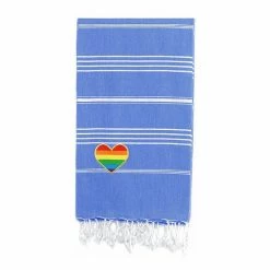Linum Home Textiles Turkish Cotton Lucky Cheerful Rainbow Heart Pestemal Beach Towel Turquoise 10 Linum Home Textiles Turkish Cotton Lucky Cheerful Rainbow Heart Pestemal Beach Towel Turquoise -Linum Home Textiles store unnamed file 4670