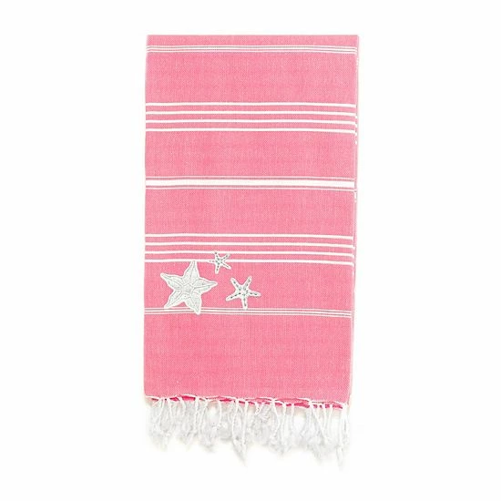 Linum Home Textiles Turkish Cotton Lucky Glittery Starfish Pestemal Beach Towel Melon Orange Linum Home Textiles Turkish Cotton Lucky Glittery Starfish Pestemal Beach Towel Melon Orange -Linum Home Textiles store unnamed file 4688
