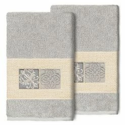 Linum Home Textiles Turkish Cotton Vivian 2-pack Embellished Hand Towel Set Midnight Blue 13 Linum Home Textiles Turkish Cotton Vivian 2-pack Embellished Hand Towel Set Midnight Blue -Linum Home Textiles store unnamed file 4733