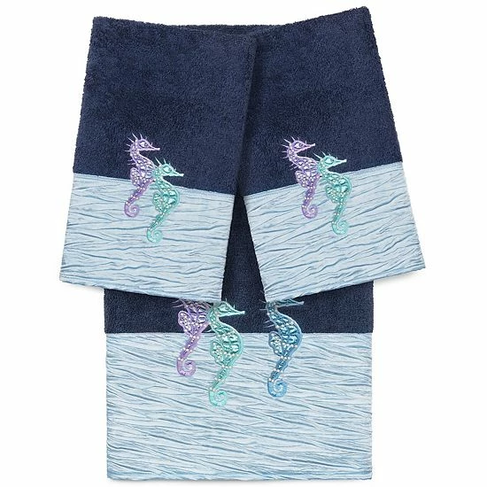 Linum Home Textiles Turkish Cotton Sofia 3-piece Embellished Bath Towel Set Dark Gray Linum Home Textiles Turkish Cotton Sofia 3-piece Embellished Bath Towel Set Dark Gray -Linum Home Textiles store unnamed file 4787