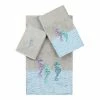 Linum Home Textiles Turkish Cotton Sofia 3-piece Embellished Towel Set Midnight Blue