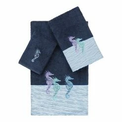 Linum Home Textiles Turkish Cotton Sofia 3-piece Embellished Towel Set Midnight Blue 11 Linum Home Textiles Turkish Cotton Sofia 3-piece Embellished Towel Set Midnight Blue -Linum Home Textiles store unnamed file 4801