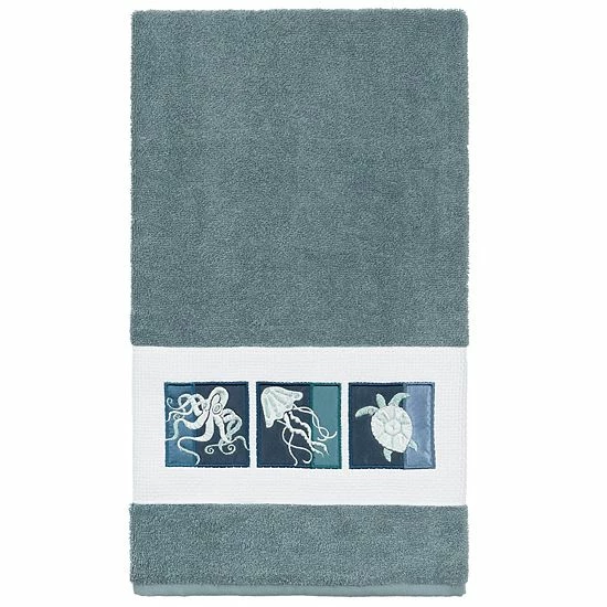 Linum Home Textiles Turkish Cotton Ava Embellished Bath Towel Teal Linum Home Textiles Turkish Cotton Ava Embellished Bath Towel Teal -Linum Home Textiles store unnamed file 4808