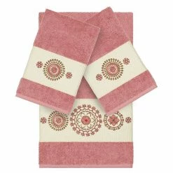 Linum Home Textiles 3-piece Turkish Cotton Isabelle Embellished Towel Set White 13 Linum Home Textiles 3-piece Turkish Cotton Isabelle Embellished Towel Set White -Linum Home Textiles store unnamed file 4819