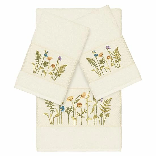 Linum Home Textiles 3-piece Serenity Embellished Bath Towel Set Teal Linum Home Textiles 3-piece Serenity Embellished Bath Towel Set Teal -Linum Home Textiles store unnamed file 4825