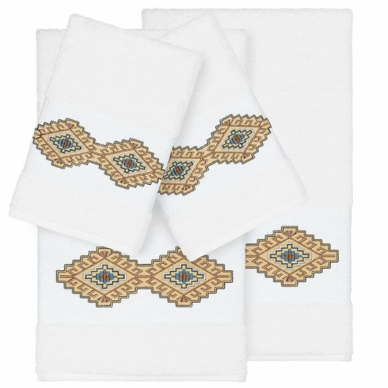 Linum Home Textiles 4-piece Turkish Cotton Gianna Embellished Towel Set Dark Gray Linum Home Textiles 4-piece Turkish Cotton Gianna Embellished Towel Set Dark Gray -Linum Home Textiles store unnamed file 4899