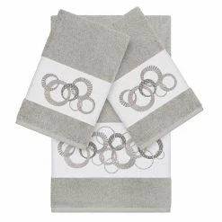 Linum Home Textiles Turkish Cotton Annabelle 3-piece Embellished Towel Set Dark Gray 14 Linum Home Textiles Turkish Cotton Annabelle 3-piece Embellished Towel Set Dark Gray -Linum Home Textiles store unnamed file 4918