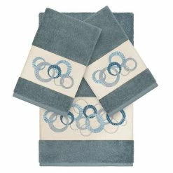 Linum Home Textiles Turkish Cotton Annabelle 3-piece Embellished Towel Set Dark Gray 17 Linum Home Textiles Turkish Cotton Annabelle 3-piece Embellished Towel Set Dark Gray -Linum Home Textiles store unnamed file 4921