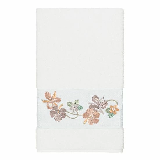 Linum Home Textiles Turkish Cotton Caroline 4-piece Embellished Towel Set White Linum Home Textiles Turkish Cotton Caroline 4-piece Embellished Towel Set White -Linum Home Textiles store unnamed file 4924