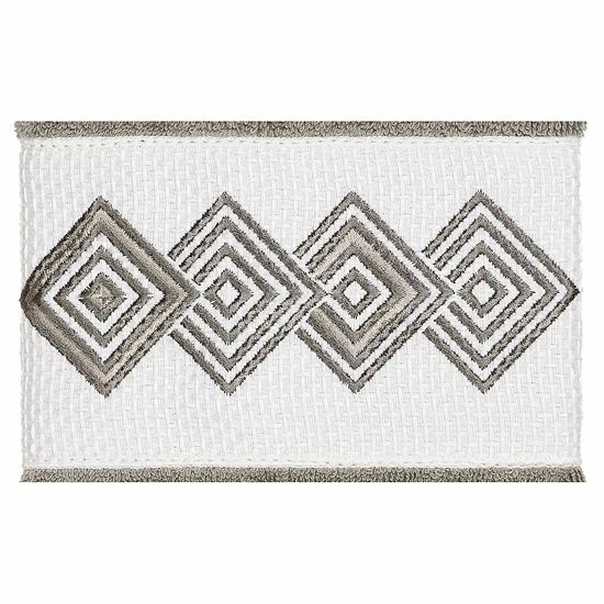 Linum Home Textiles Turkish Cotton Noah 4-piece Embellished Towel Set Midnight Blue 2 Linum Home Textiles Turkish Cotton Noah 4-piece Embellished Towel Set Midnight Blue - Image 2
