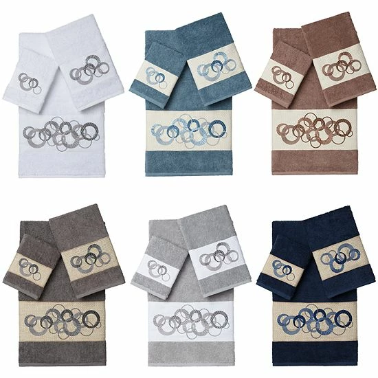 Linum Home Textiles Annabelle 3-piece Embellished Bath Towel Set White Linum Home Textiles Annabelle 3-piece Embellished Bath Towel Set White -Linum Home Textiles store unnamed file 4962