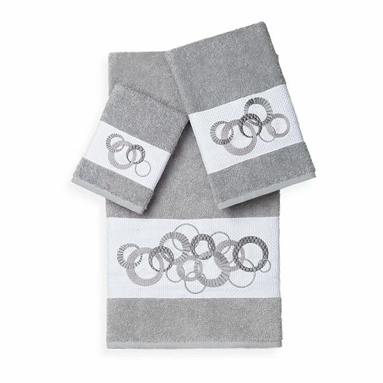 Linum Home Textiles Annabelle 3-piece Embellished Bath Towel Set White Linum Home Textiles Annabelle 3-piece Embellished Bath Towel Set White -Linum Home Textiles store unnamed file 4968