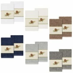 Linum Home Textiles Turkish Cotton Pierre 2-piece Embellished Hand Towel Set Latte 11 Linum Home Textiles Turkish Cotton Pierre 2-piece Embellished Hand Towel Set Latte -Linum Home Textiles store unnamed file 4988