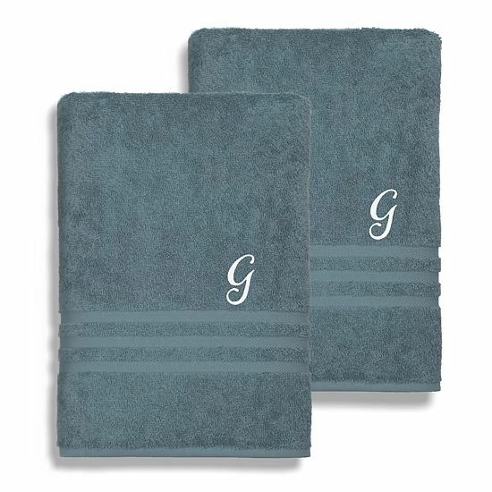 Linum Home Textiles Turkish Cotton Denzi 2-piece Personalized Bath Towel Set 18 Linum Home Textiles Turkish Cotton Denzi 2-piece Personalized Bath Towel Set - Image 18