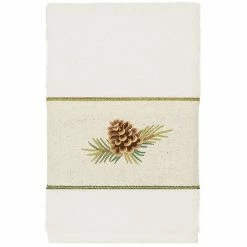 Linum Home Textiles Turkish Cotton Pierre Embellished Hand Towel Light Gray 17 Linum Home Textiles Turkish Cotton Pierre Embellished Hand Towel Light Gray -Linum Home Textiles store unnamed file 5010
