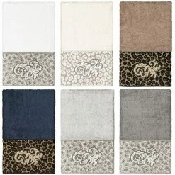 Linum Home Textiles Turkish Cotton April Embellished Hand Towel Dark Gray 11 Linum Home Textiles Turkish Cotton April Embellished Hand Towel Dark Gray -Linum Home Textiles store unnamed file 5066