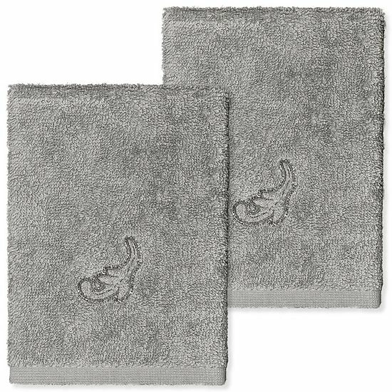 Linum Home Textiles Turkish Cotton April 2-piece Embellished Washcloth Set Latte 7 Linum Home Textiles Turkish Cotton April 2-piece Embellished Washcloth Set Latte - Image 7