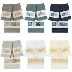 Linum Home Textiles Turkish Cotton Vivian 3-piece Embellished Bath Towel Set White 11 Linum Home Textiles Turkish Cotton Vivian 3-piece Embellished Bath Towel Set White -Linum Home Textiles store unnamed file 5106