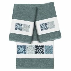 Linum Home Textiles Turkish Cotton Vivian 3-piece Embellished Bath Towel Set White 13 Linum Home Textiles Turkish Cotton Vivian 3-piece Embellished Bath Towel Set White -Linum Home Textiles store unnamed file 5108