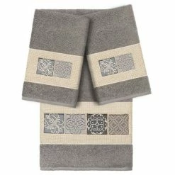 Linum Home Textiles Turkish Cotton Vivian 3-piece Embellished Bath Towel Set White 14 Linum Home Textiles Turkish Cotton Vivian 3-piece Embellished Bath Towel Set White -Linum Home Textiles store unnamed file 5109