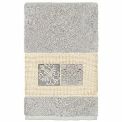 Linum Home Textiles Turkish Cotton Vivian Embellished Hand Towel Dark Gray 17 Linum Home Textiles Turkish Cotton Vivian Embellished Hand Towel Dark Gray -Linum Home Textiles store unnamed file 5139