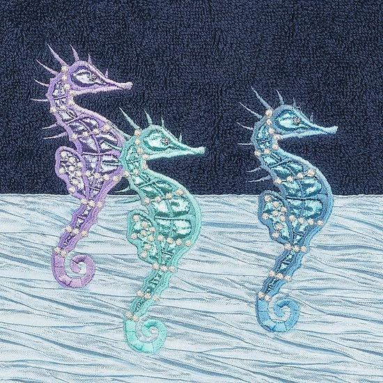 Linum Home Textiles Turkish Cotton Sofia 2-pack Embellished Bath Towel Set Midnight Blue Linum Home Textiles Turkish Cotton Sofia 2-pack Embellished Bath Towel Set Midnight Blue -Linum Home Textiles store unnamed file 5164