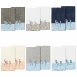 Linum Home Textiles Turkish Cotton Sofia 2-pack Embellished Bath Towel Set Midnight Blue 2 Linum Home Textiles Turkish Cotton Sofia 2-pack Embellished Bath Towel Set Midnight Blue -Linum Home Textiles store unnamed file 5165