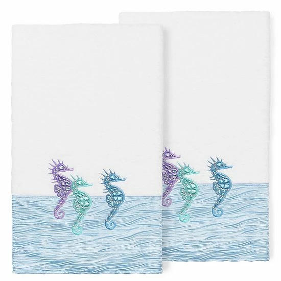 Linum Home Textiles Turkish Cotton Sofia 2-pack Embellished Bath Towel Set Midnight Blue Linum Home Textiles Turkish Cotton Sofia 2-pack Embellished Bath Towel Set Midnight Blue -Linum Home Textiles store unnamed file 5166