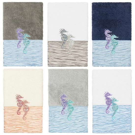 Linum Home Textiles Turkish Cotton Sofia Embellished Hand Towel White Gray Linum Home Textiles Turkish Cotton Sofia Embellished Hand Towel White Gray -Linum Home Textiles store unnamed file 5174