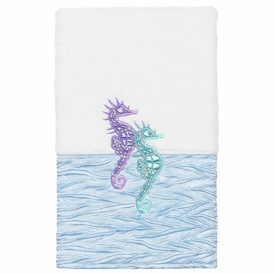 Linum Home Textiles Turkish Cotton Sofia Embellished Hand Towel White Gray Linum Home Textiles Turkish Cotton Sofia Embellished Hand Towel White Gray -Linum Home Textiles store unnamed file 5178
