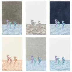 Linum Home Textiles Turkish Cotton Sofia Embellished Bath Towel Dark Gray -Linum Home Textiles store unnamed file 5183