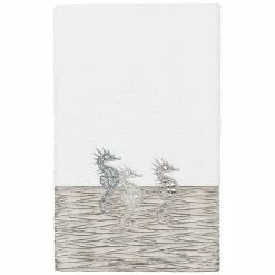 Linum Home Textiles Turkish Cotton Sofia Embellished Bath Towel Dark Gray -Linum Home Textiles store unnamed file 5185