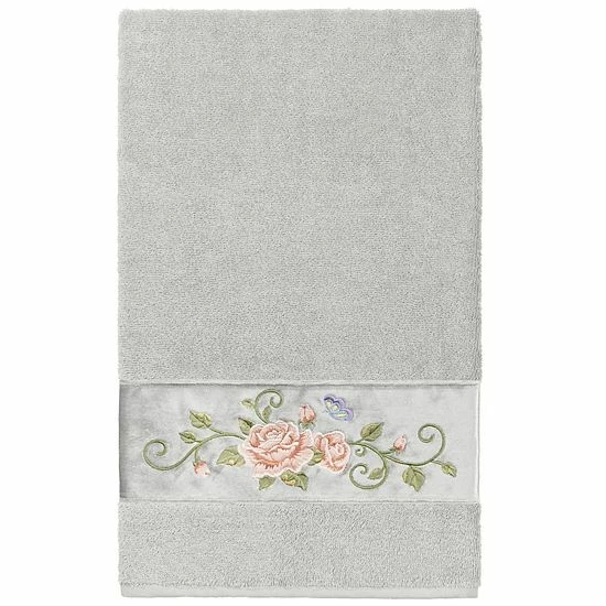 Linum Home Textiles Turkish Cotton Rebecca Embellished Bath Towel White Linum Home Textiles Turkish Cotton Rebecca Embellished Bath Towel White -Linum Home Textiles store unnamed file 5209
