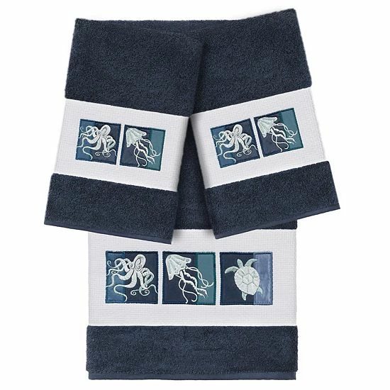 Linum Home Textiles Turkish Cotton Ava 3-piece Embellished Towel Set Light Gray Linum Home Textiles Turkish Cotton Ava 3-piece Embellished Towel Set Light Gray -Linum Home Textiles store unnamed file 5223