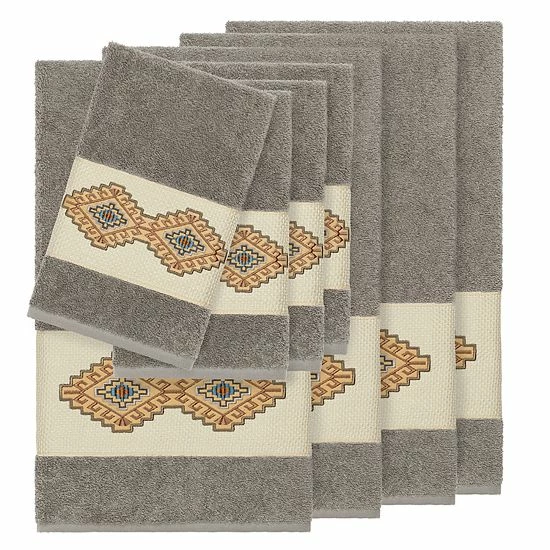 Linum Home Textiles 8-piece Turkish Cotton Gianna Embellished Towel Set Latte Linum Home Textiles 8-piece Turkish Cotton Gianna Embellished Towel Set Latte -Linum Home Textiles store unnamed file 5305