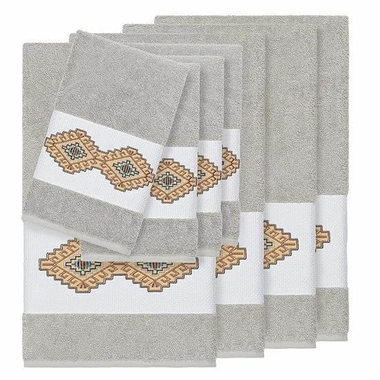 Linum Home Textiles 8-piece Turkish Cotton Gianna Embellished Towel Set Latte Linum Home Textiles 8-piece Turkish Cotton Gianna Embellished Towel Set Latte -Linum Home Textiles store unnamed file 5307