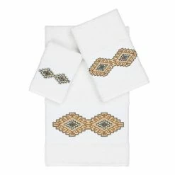 Linum Home Textiles 3-piece Turkish Cotton Gianna Embellished Bath Towel Set Light Gray 13 Linum Home Textiles 3-piece Turkish Cotton Gianna Embellished Bath Towel Set Light Gray -Linum Home Textiles store unnamed file 5313