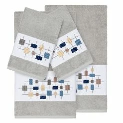 Linum Home Textiles 4-piece Turkish Cotton Khloe Embellished Towel Set Midnight Blue 3 Linum Home Textiles 4-piece Turkish Cotton Khloe Embellished Towel Set Midnight Blue -Linum Home Textiles store unnamed file 5342