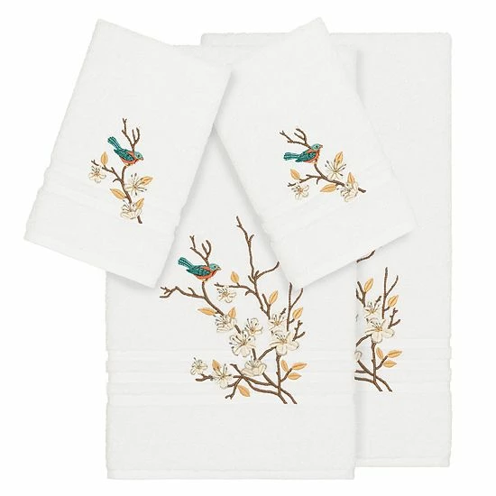Linum Home Textiles Turkish Cotton Spring Time 4-piece Embellished Towel Set Cream Linum Home Textiles Turkish Cotton Spring Time 4-piece Embellished Towel Set Cream -Linum Home Textiles store unnamed file 5377