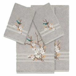 Linum Home Textiles Turkish Cotton Spring Time 4-piece Embellished Towel Set Cream 4 Linum Home Textiles Turkish Cotton Spring Time 4-piece Embellished Towel Set Cream -Linum Home Textiles store unnamed file 5378
