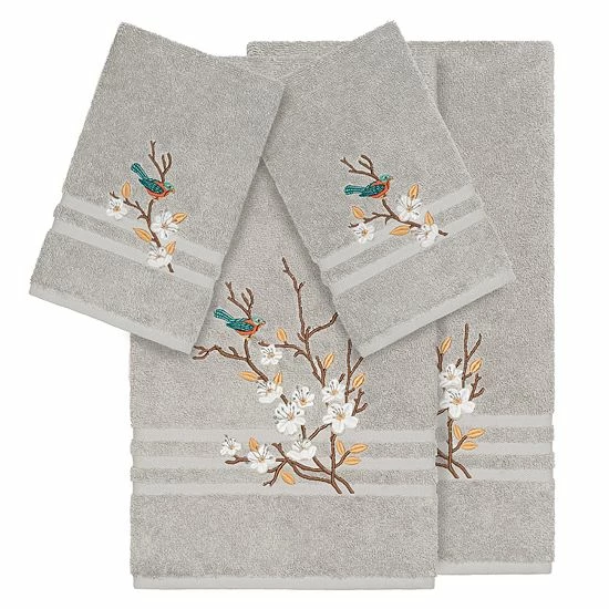 Linum Home Textiles Turkish Cotton Spring Time 4-piece Embellished Towel Set Cream Linum Home Textiles Turkish Cotton Spring Time 4-piece Embellished Towel Set Cream -Linum Home Textiles store unnamed file 5378