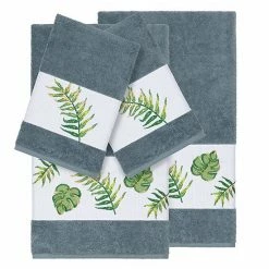 Linum Home Textiles Turkish Cotton Zoe 4-piece Embellished Towel Set Light Gray 20 Linum Home Textiles Turkish Cotton Zoe 4-piece Embellished Towel Set Light Gray -Linum Home Textiles store unnamed file 5390