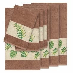 Linum Home Textiles Turkish Cotton Zoe 8-piece Embellished Towel Set Teal 9 Linum Home Textiles Turkish Cotton Zoe 8-piece Embellished Towel Set Teal -Linum Home Textiles store unnamed file 5394