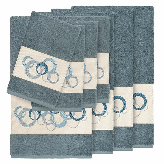 Linum Home Textiles Turkish Cotton Annabelle 8-piece Embellished Towel Set Latte Linum Home Textiles Turkish Cotton Annabelle 8-piece Embellished Towel Set Latte -Linum Home Textiles store unnamed file 5426