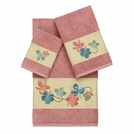 Linum Home Textiles Turkish Cotton Caroline 3-piece Embellished Towel Set Latte Linum Home Textiles Turkish Cotton Caroline 3-piece Embellished Towel Set Latte -Linum Home Textiles store unnamed file 5443