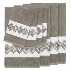 Linum Home Textiles Turkish Cotton Noah 8-piece Embellished Towel Set Tea Rose 4 Linum Home Textiles Turkish Cotton Noah 8-piece Embellished Towel Set Tea Rose -Linum Home Textiles store unnamed file 5456